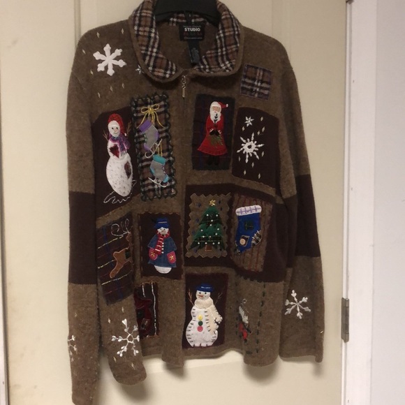Vintage Designs Originals Studio Christmas Sweater- size-2x - Picture 1 of 16